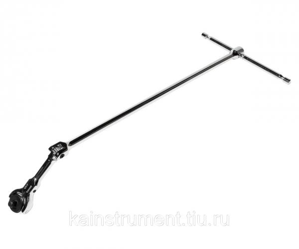 Ключ трещотка 1/4" 72 зуба 460мм Т-образный JTC — фото 2